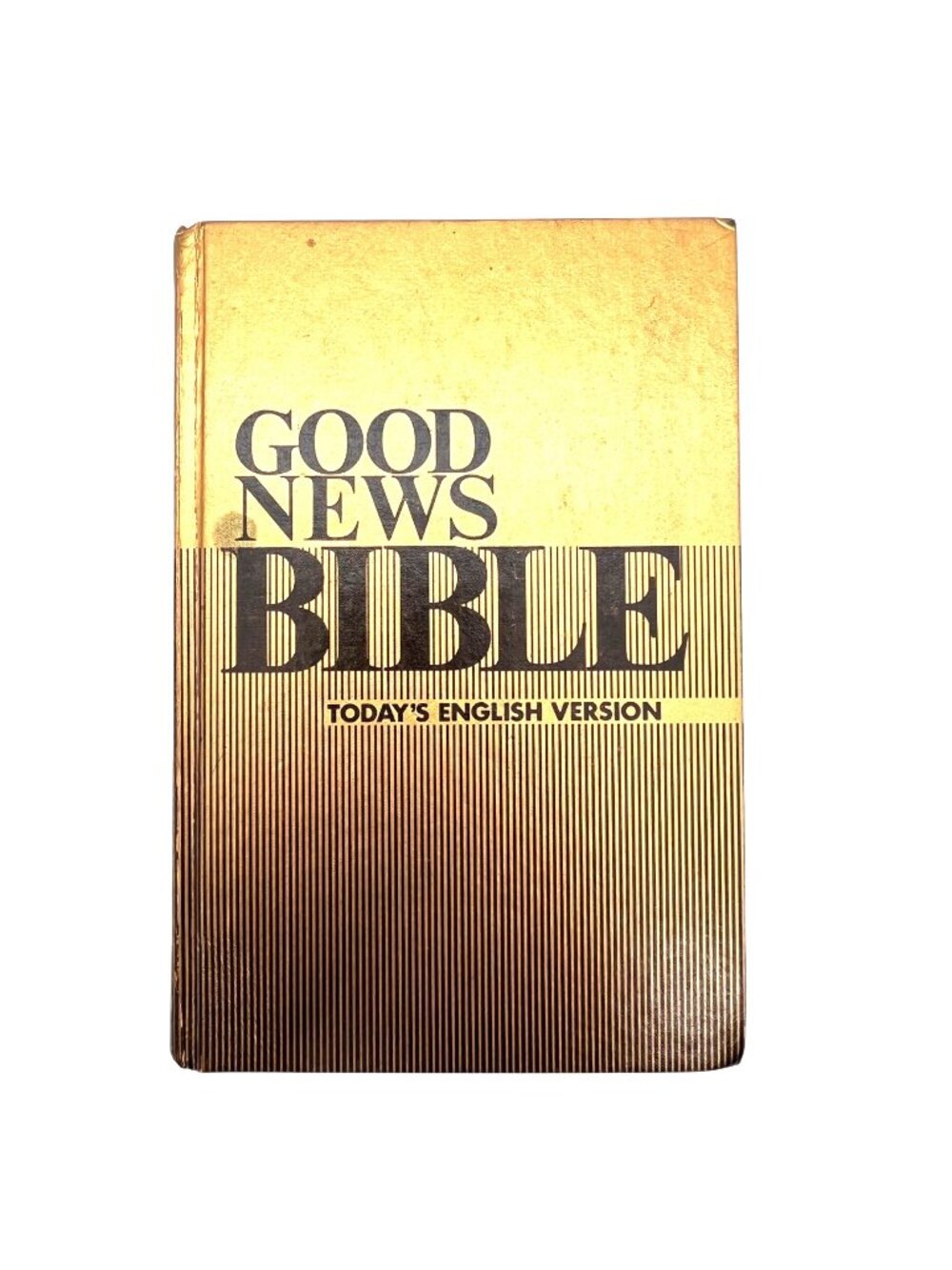 Good News Bible Todays English Version Hardcover Gold Vintage Edition 1976